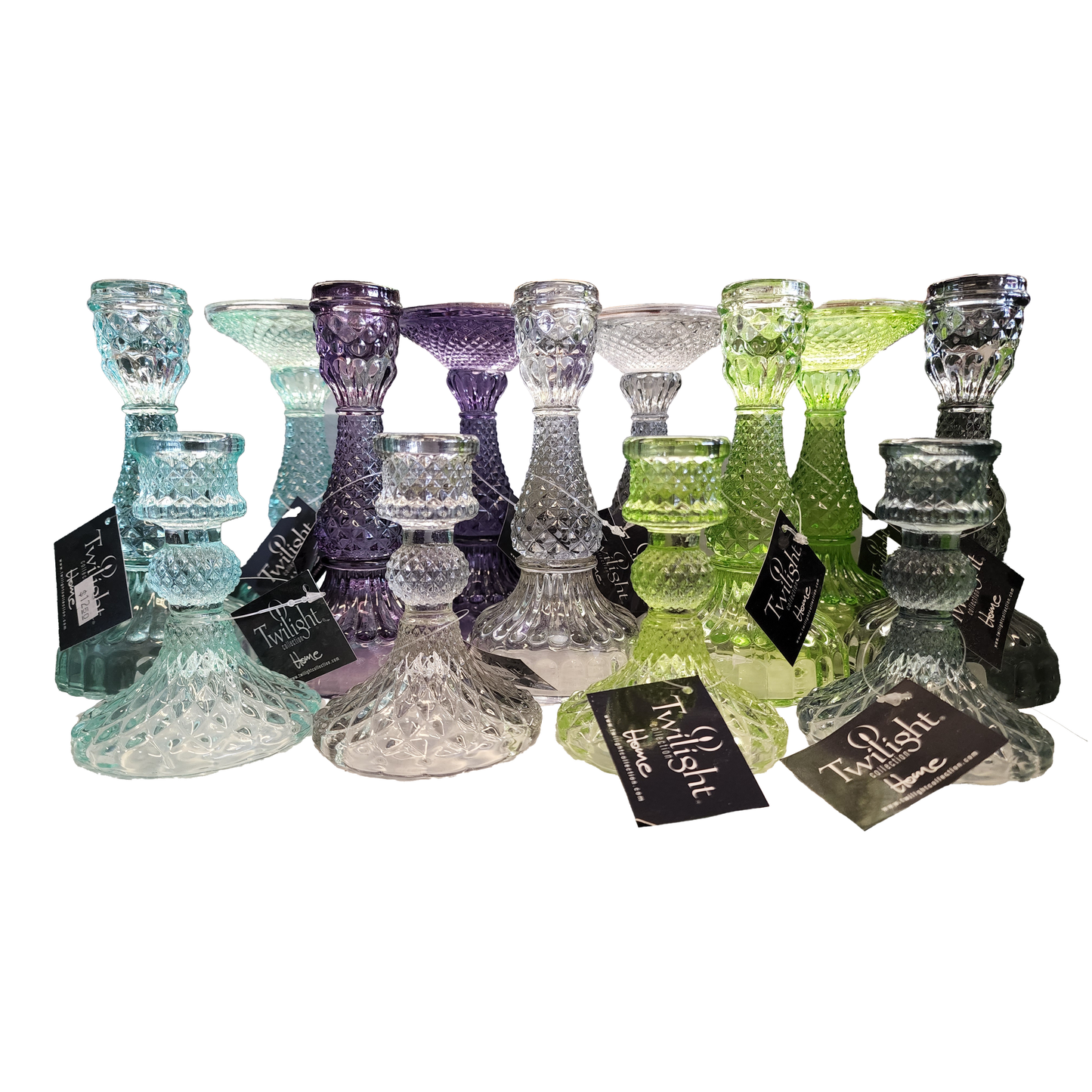 Glass Candle Holders