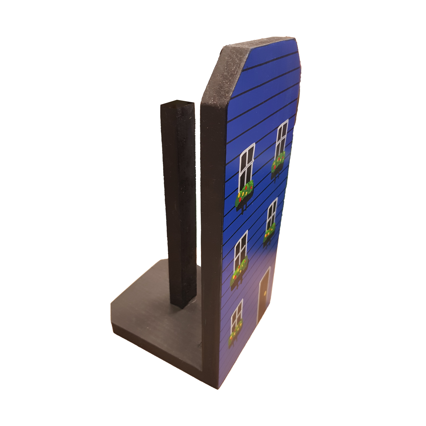 Hand-Painted Jelly Been Row House Paper Towel Holder - 3 colors
