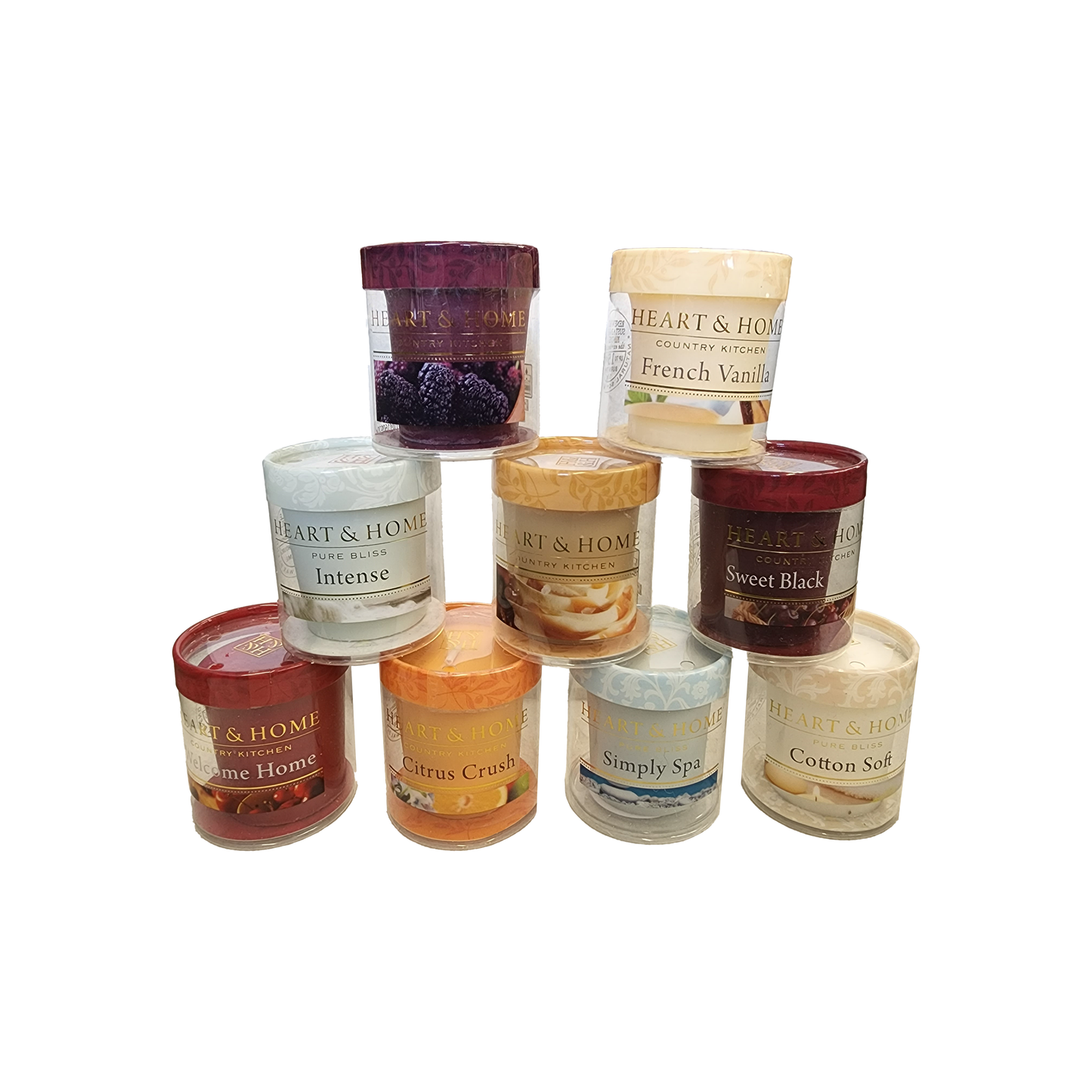 Heart and Home Cylinder Candles