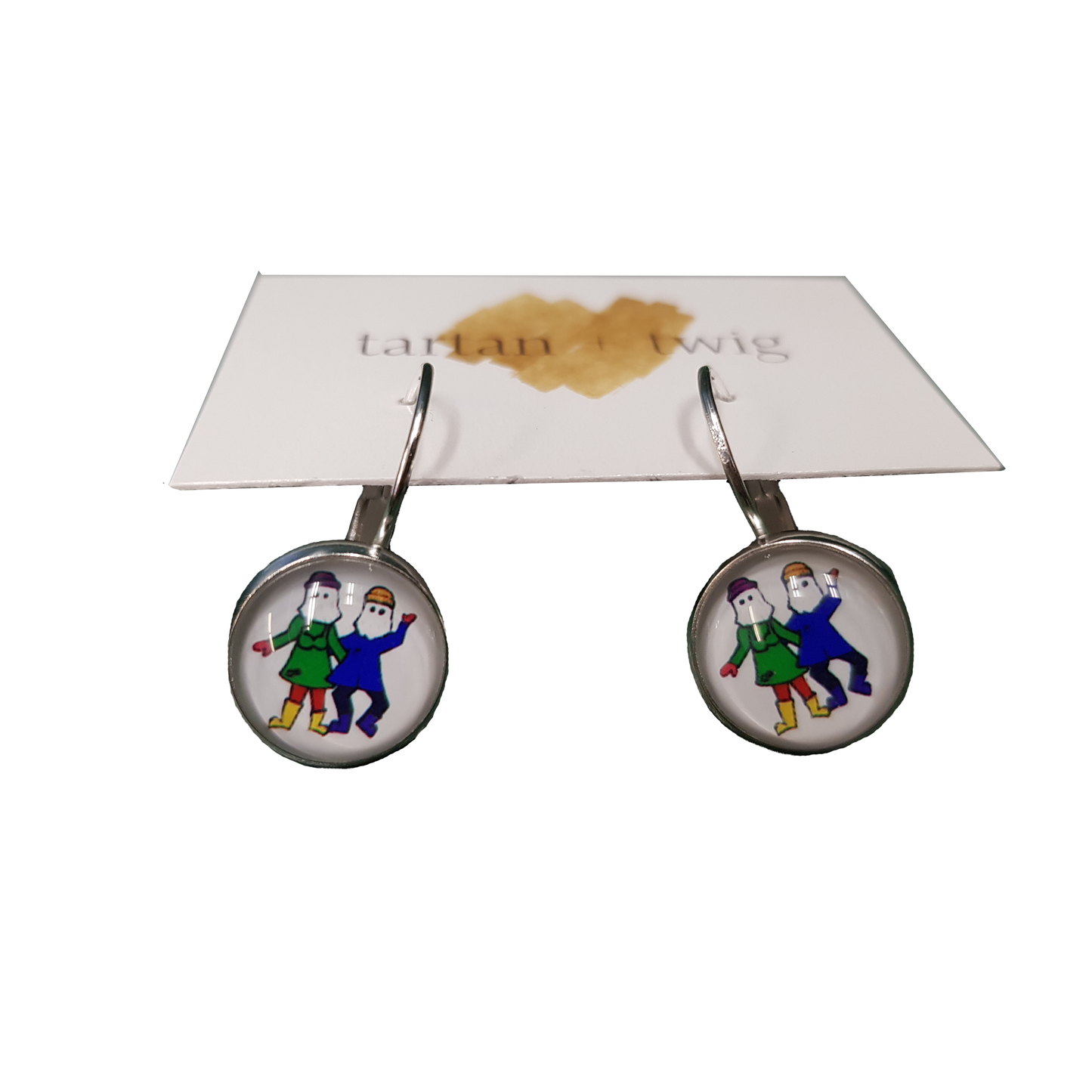 Tartan Twig Mummers Earrings