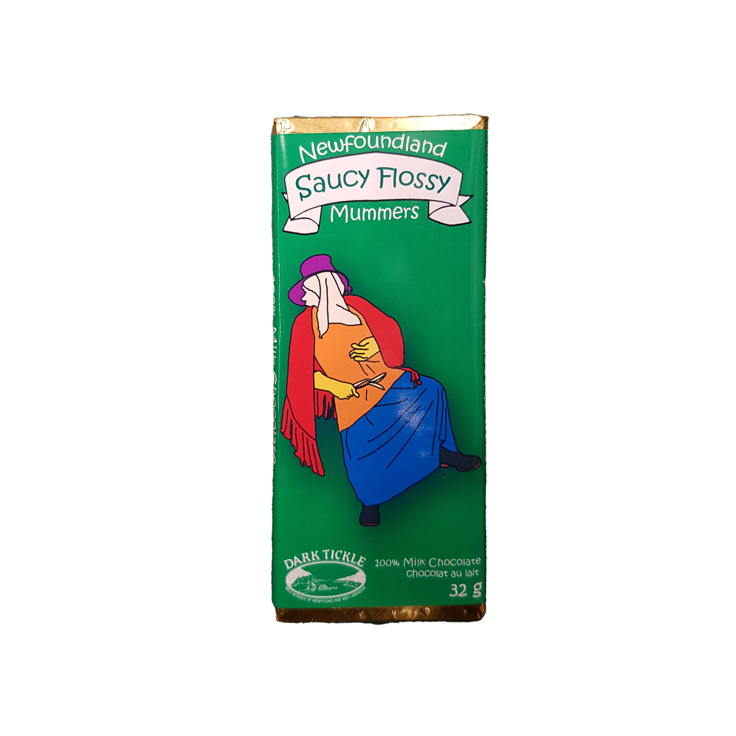 Dark Tickle Newfoundland Mummers Milk Chocolate bars