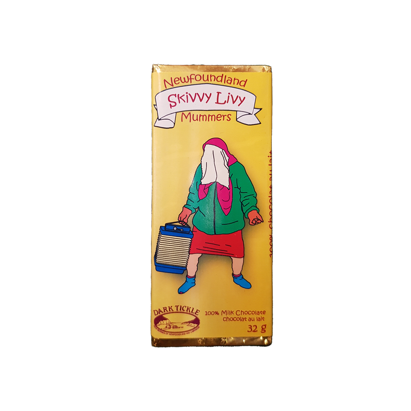 Dark Tickle Newfoundland Mummers Milk Chocolate bars
