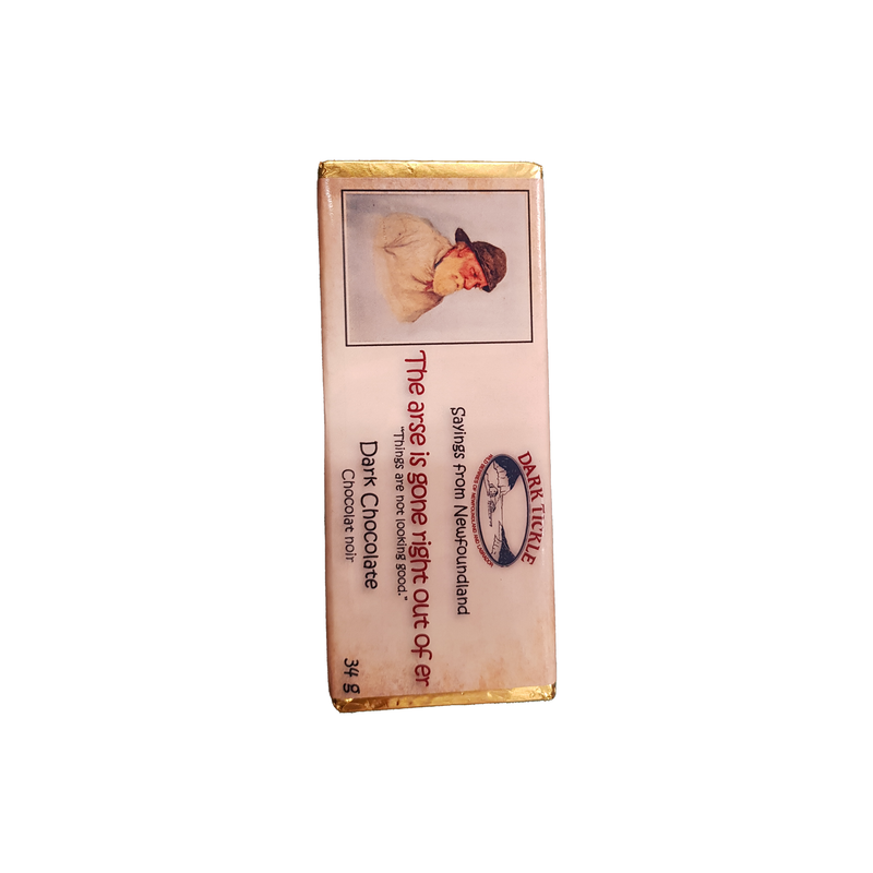 Dark Tickle Sayings from Newfoundland Chocolate Bars