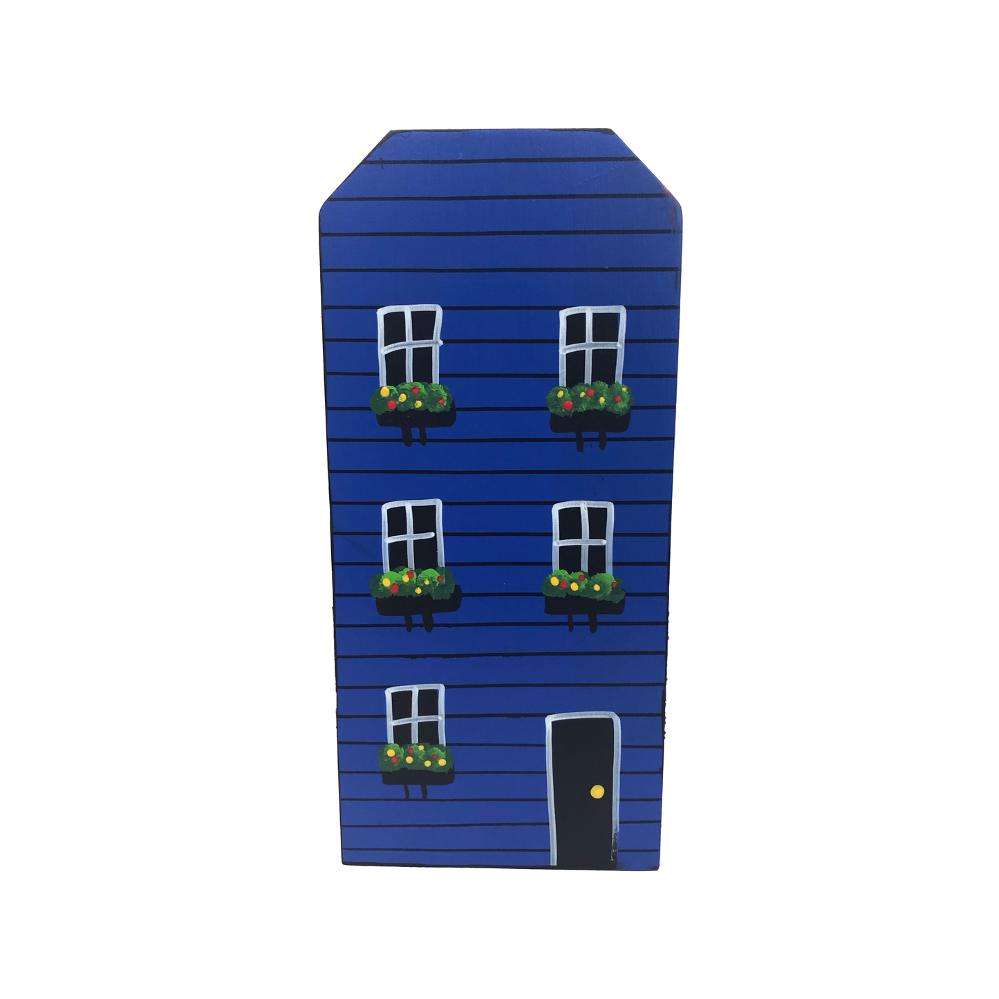 Hand-Painted Jelly Been Row House Paper Towel Holder - 3 colors