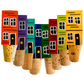 Hand-Painted Row House Wine Cork