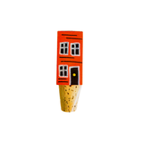 Hand-Painted Row House Wine Cork
