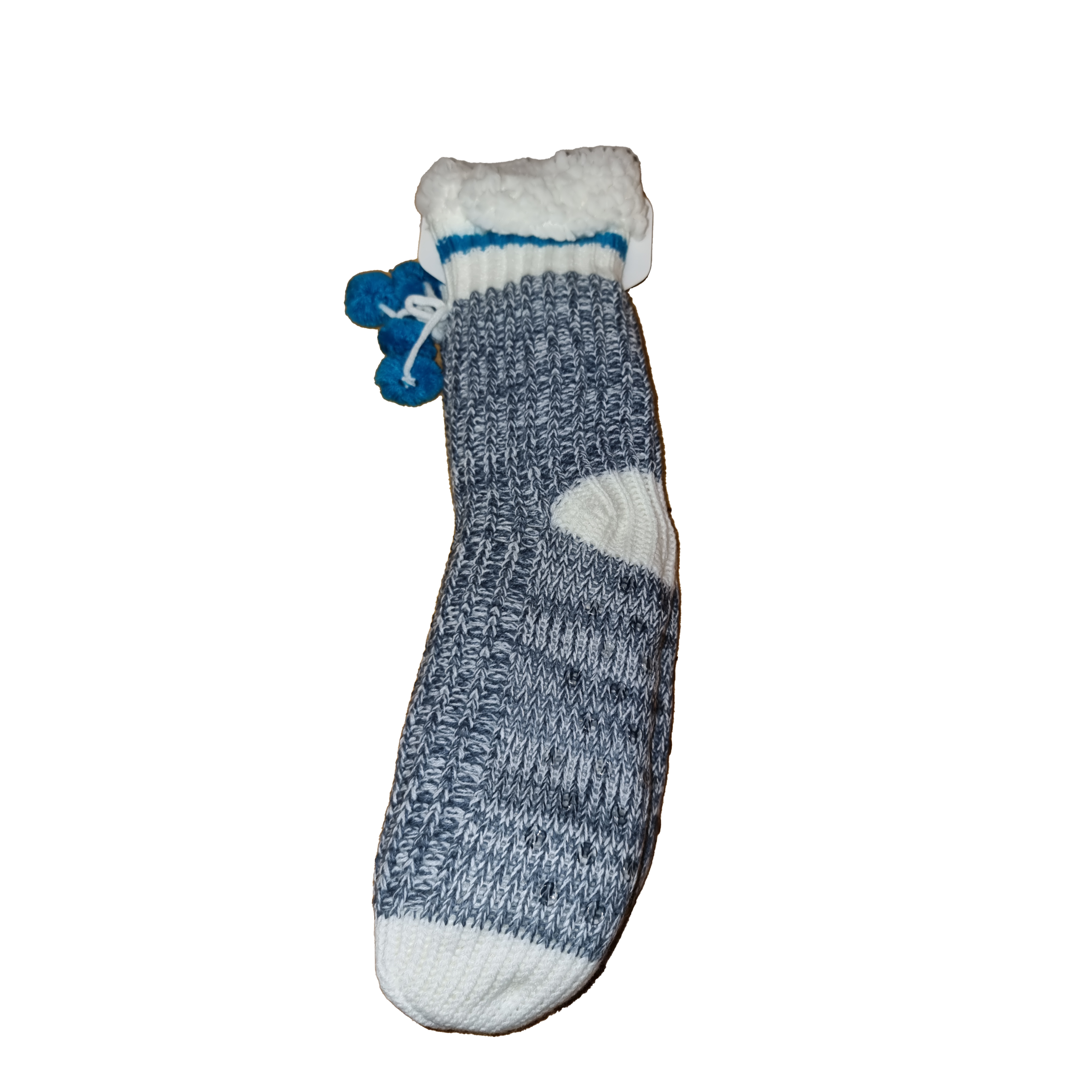 Ladies Sherpa Lined Slipper Socks