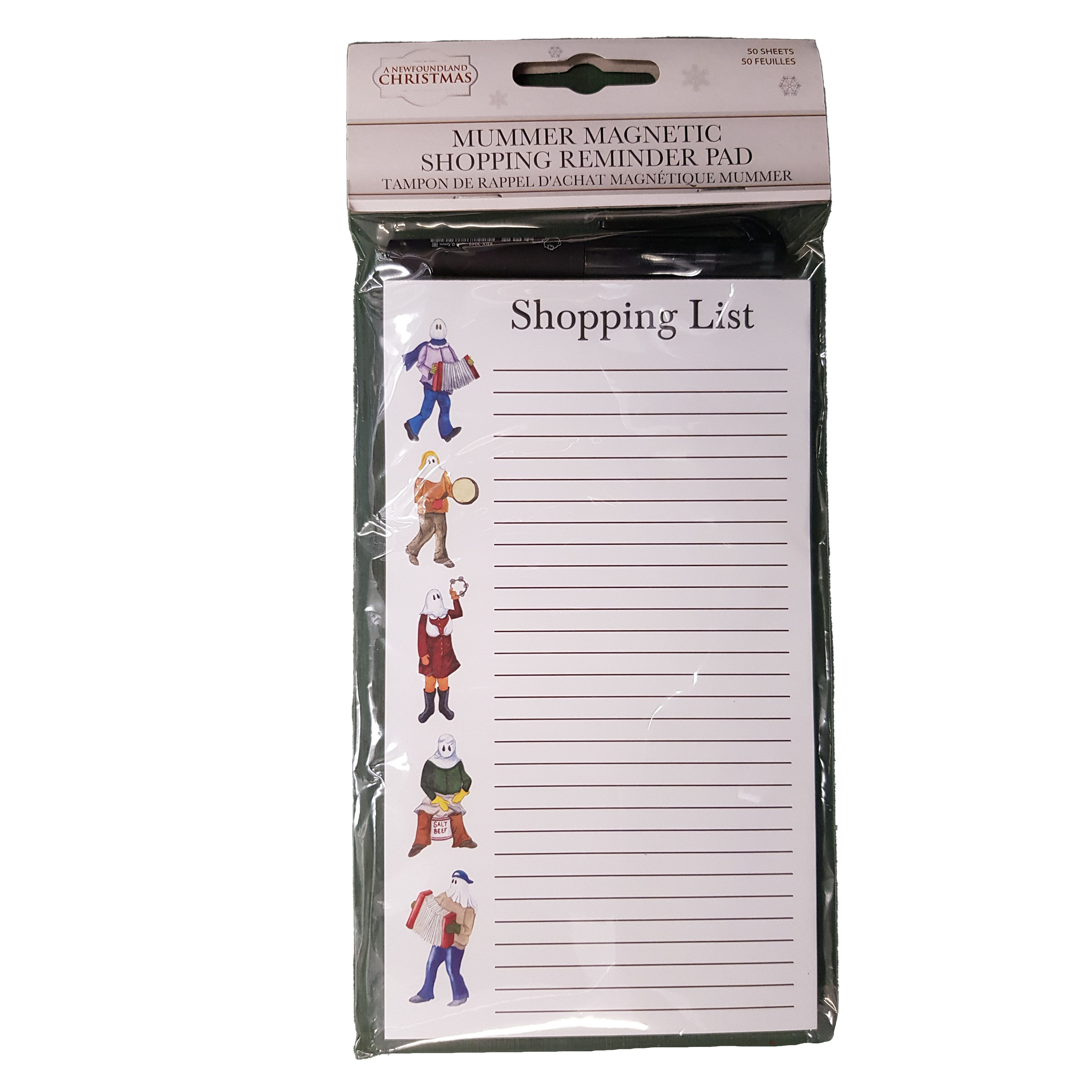 Mummers Shopping List