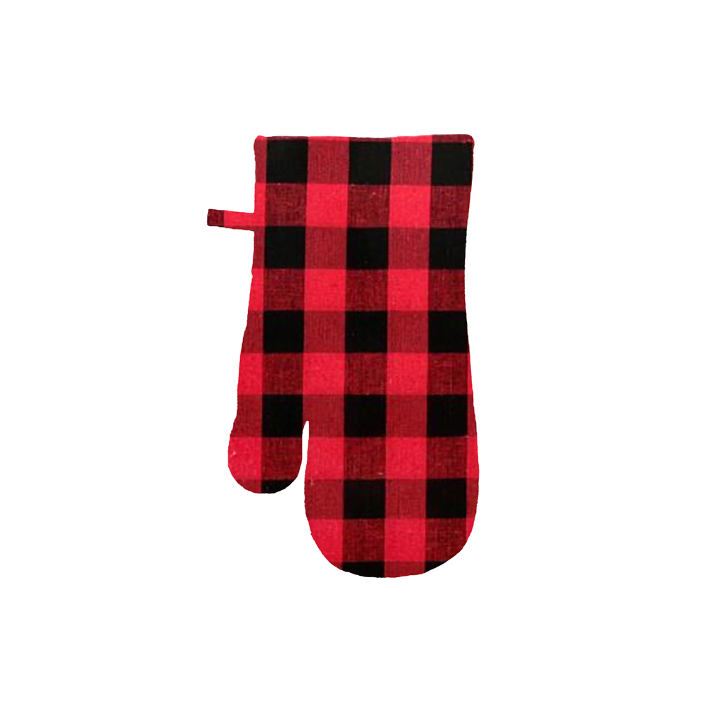 Oven Mitts Buffalo Plaid Pair