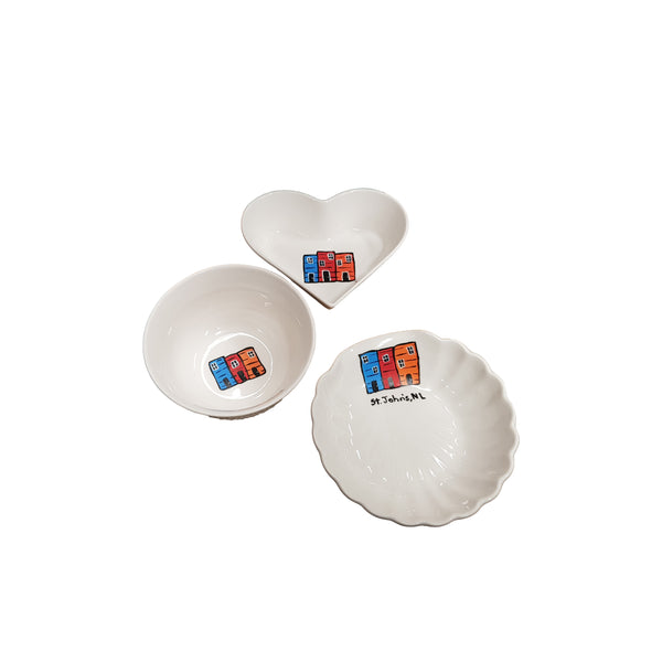 Jellybean Row Houses Plates