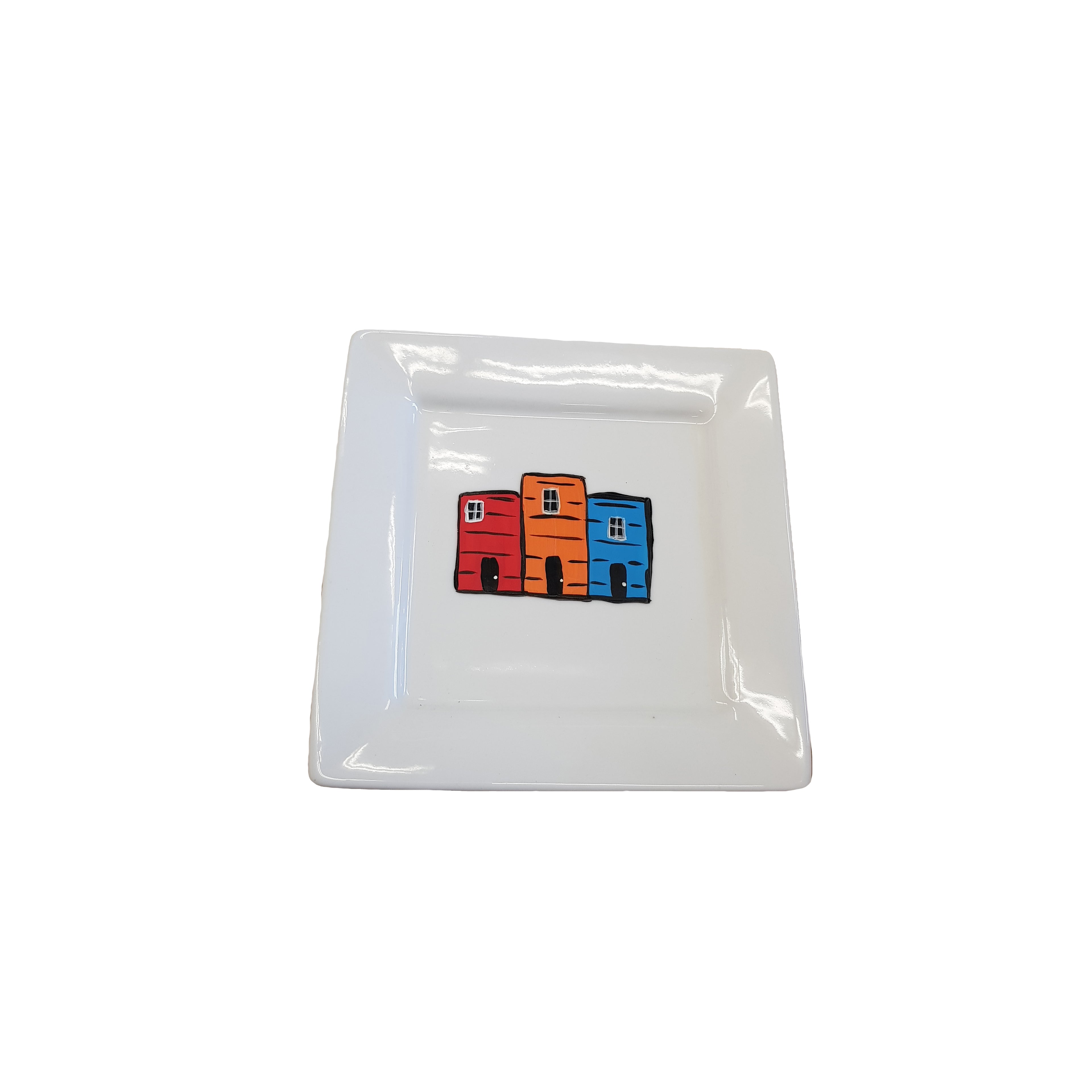 Jellybean Row Houses Plates