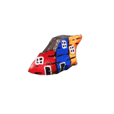 Row Houses Hand Painted Rocks