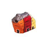 Row Houses Hand Painted Rocks