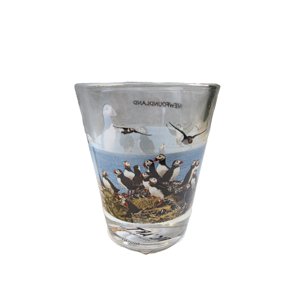 Newfoundland Puffin Shot Glass