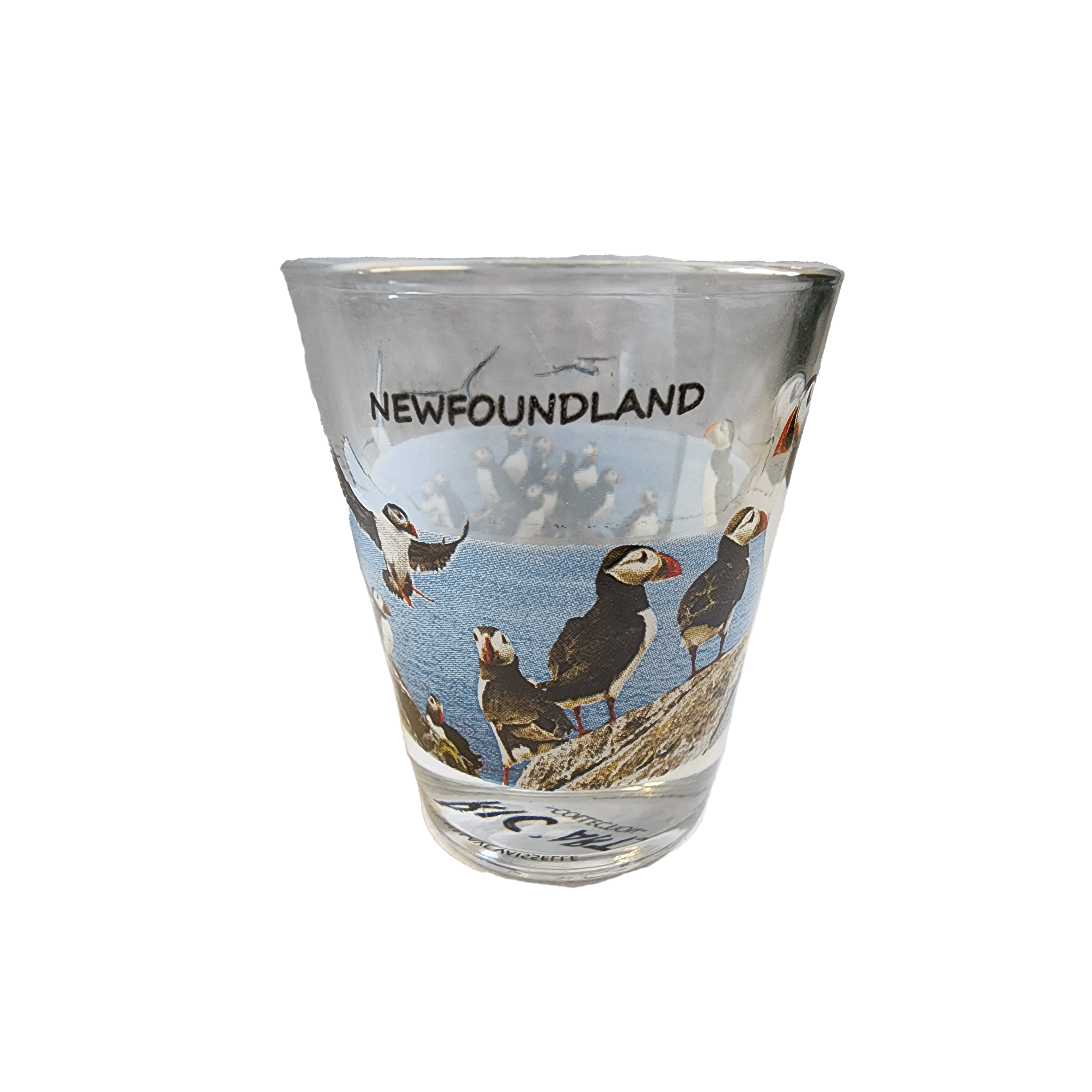 Newfoundland Puffin Shot Glass