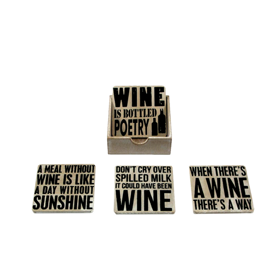 Wine Coasters Set