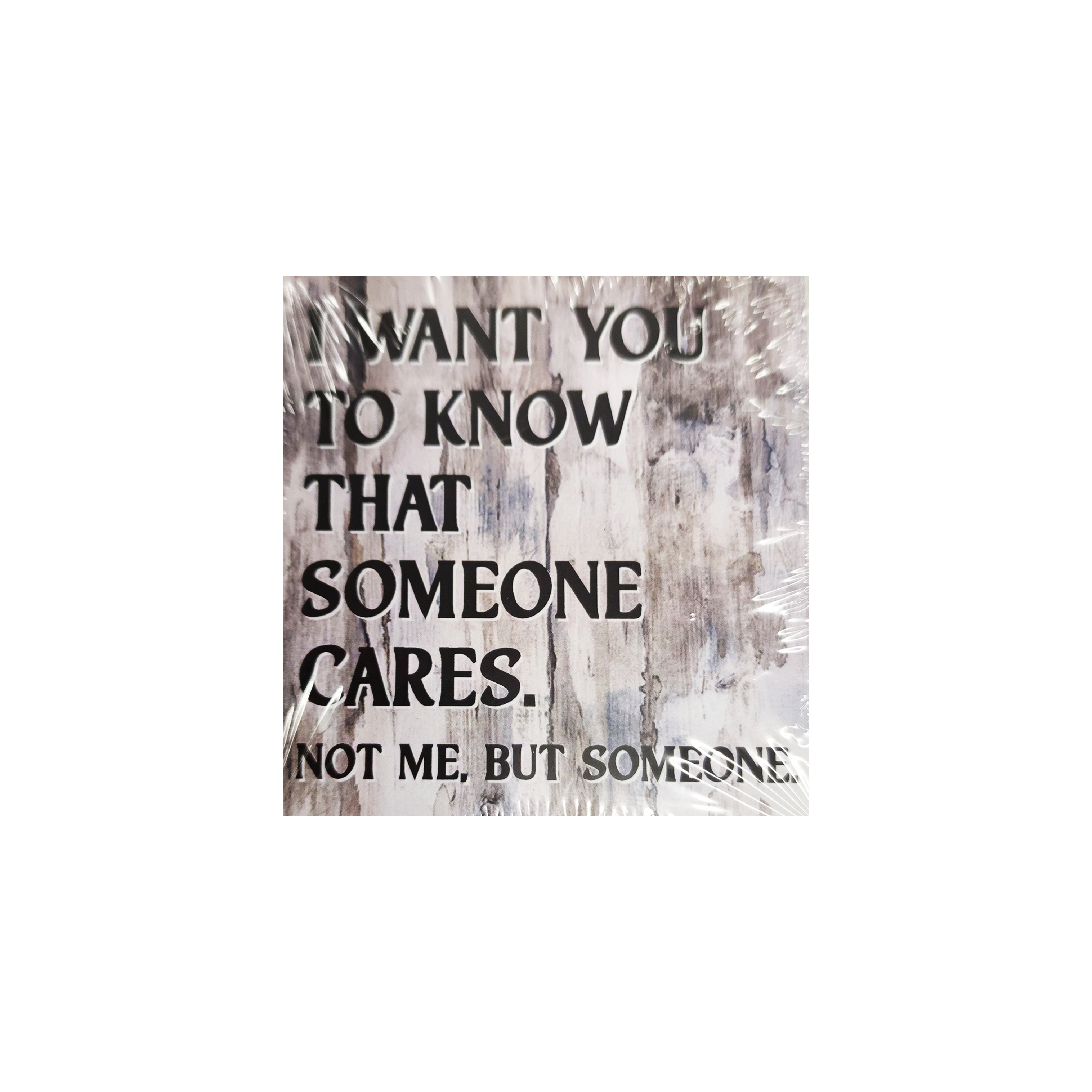 Wood Cube With Phrases