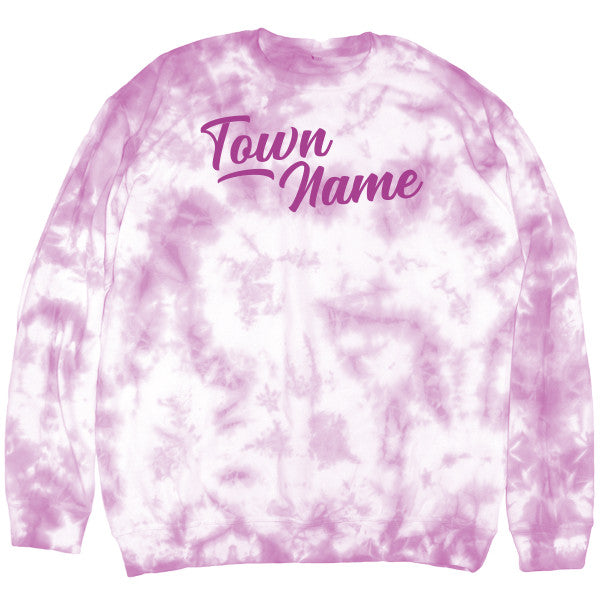 Adults Tie-Dye Crewneck Sweater