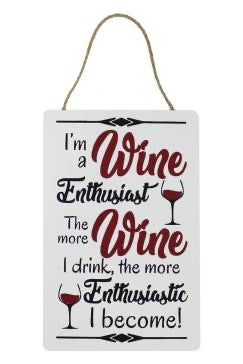 Wine Enthusiast Sign