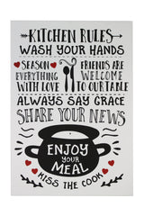 Kitchen Rules Sign