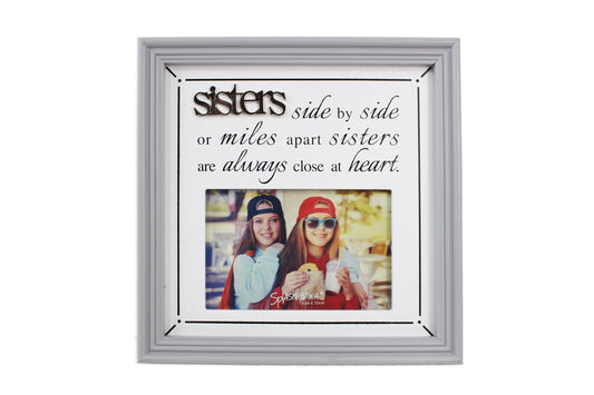 Sisters Side by Side Photo Frame