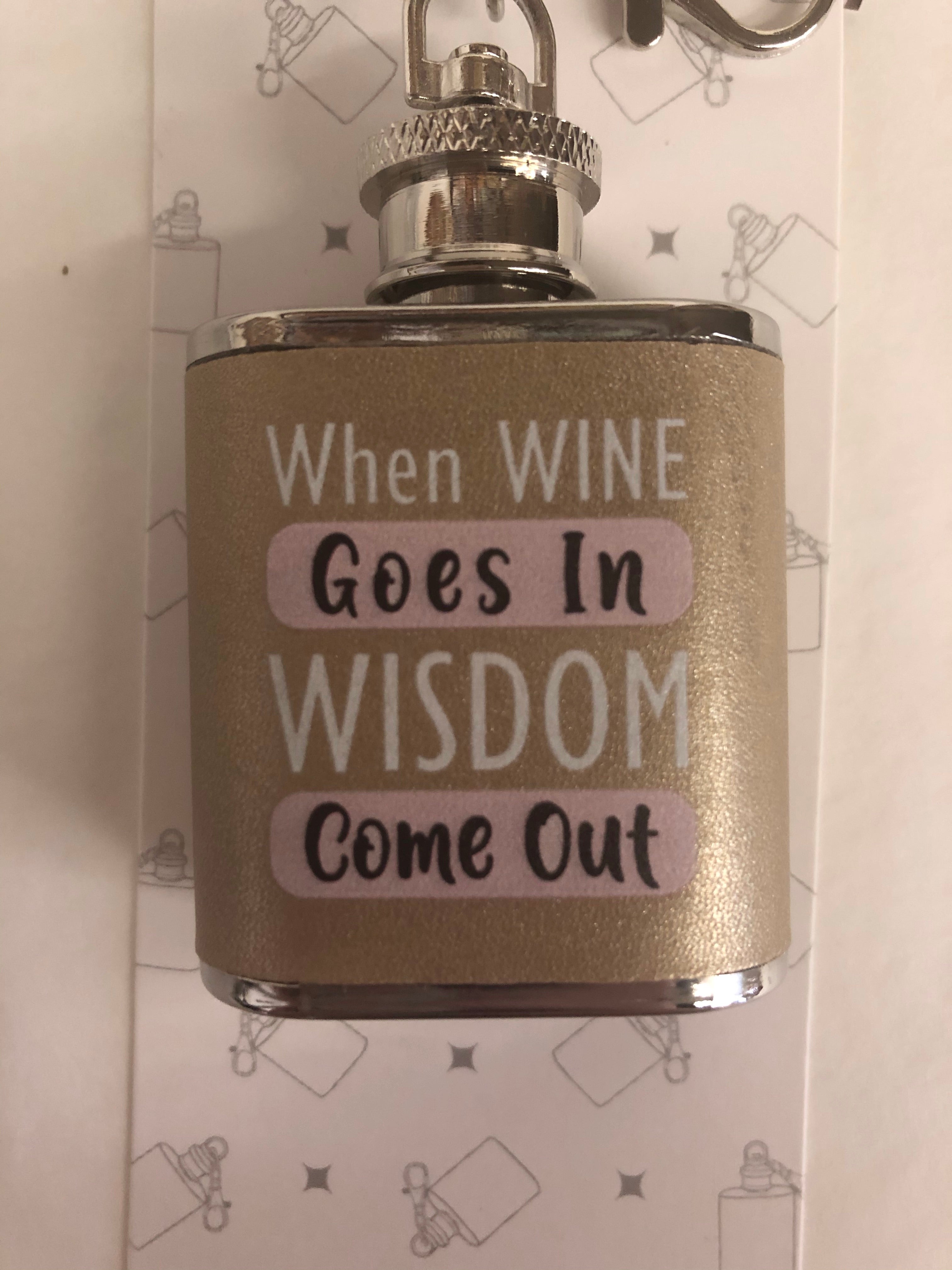 Mini Flask Keychain