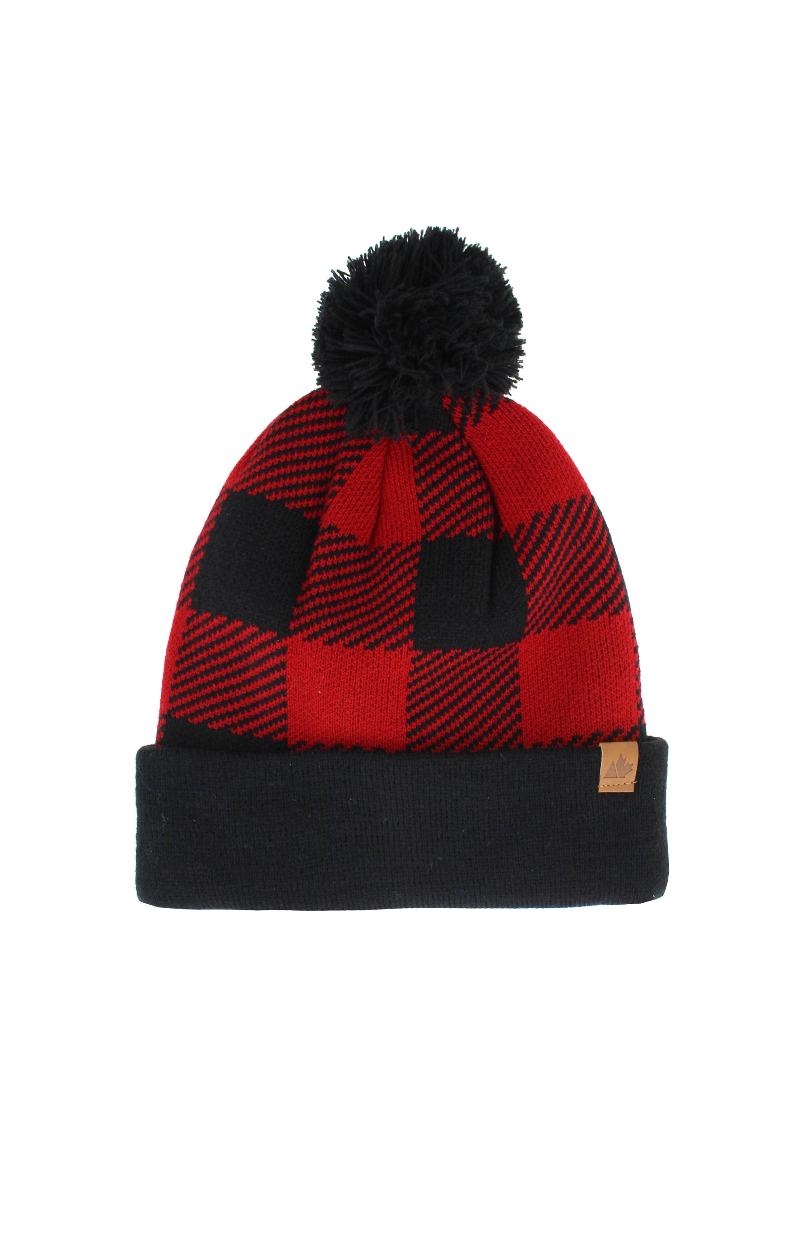 Plaid Sherpa Lined Toque