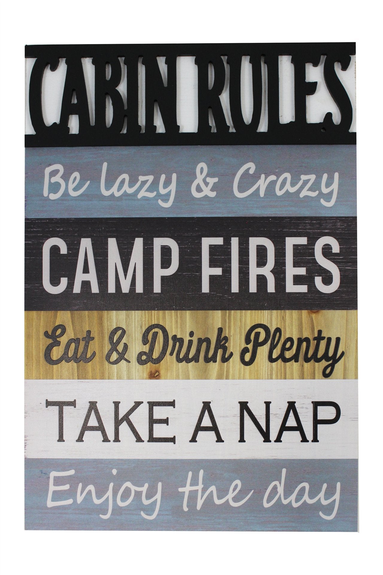 Cabin Rules Sign