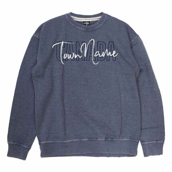 Adults Puff Print Crewneck Sweater