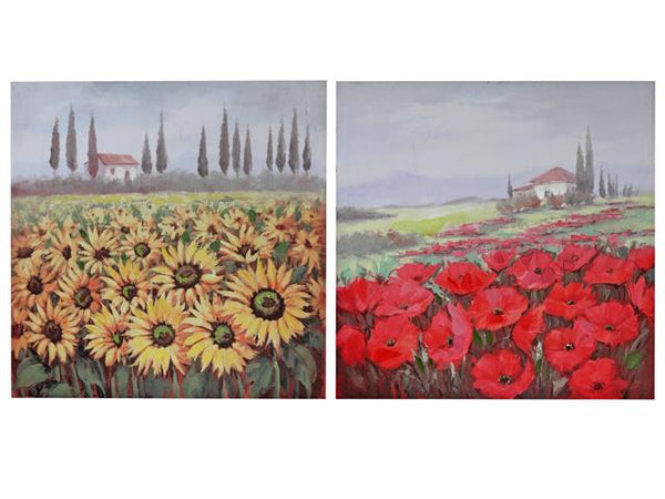 “Sunflower “ or “Poppy” Canvas Wall Art