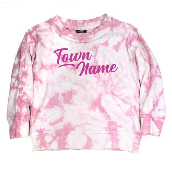 Kids Tie-Dye Crewneck Sweater