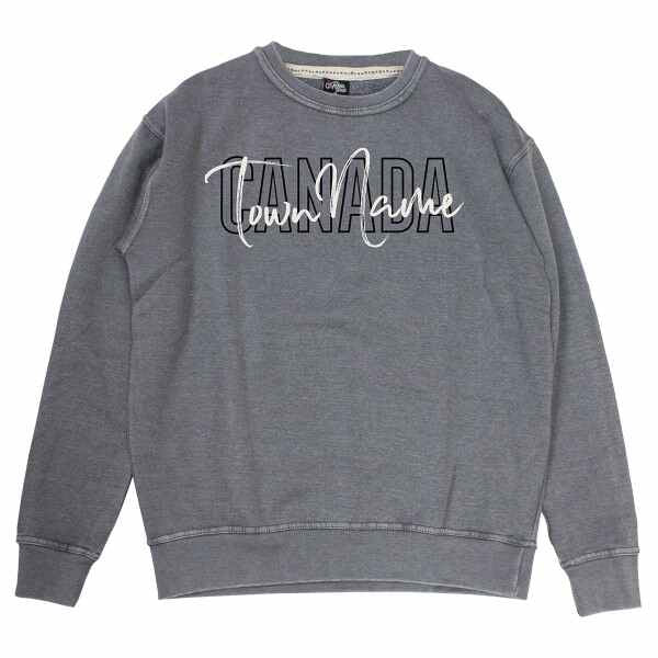 Adults Puff Print Crewneck Sweater