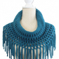 Britts Knits Ladies Fringe Infinity Scarf
