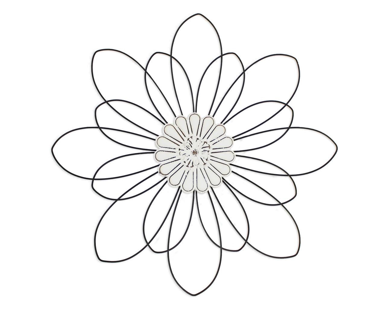 Wire Flower Wall Art