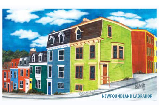 Newfoundland Jellybean Row Houses Floor Mat
